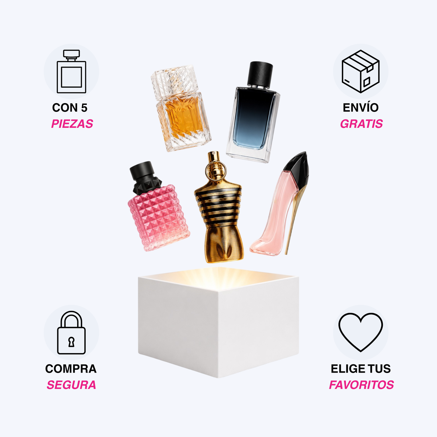 Pack de 5 perfumes!