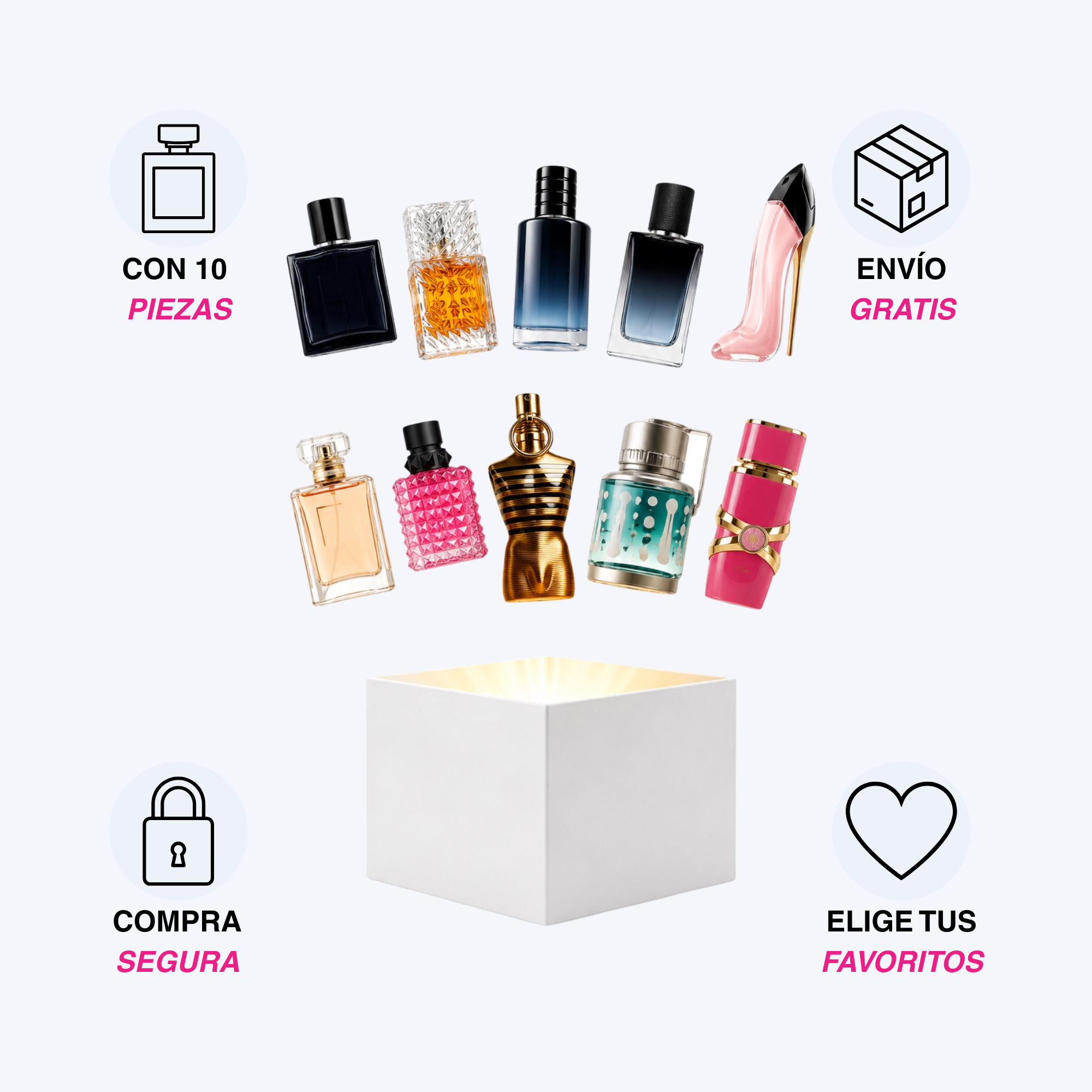 Pack de 10 perfumes!