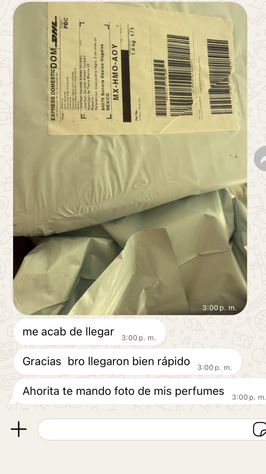 Captura real de cliente