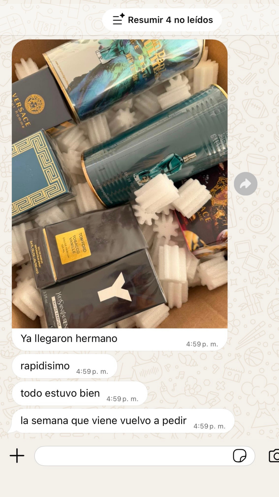 Captura real de cliente
