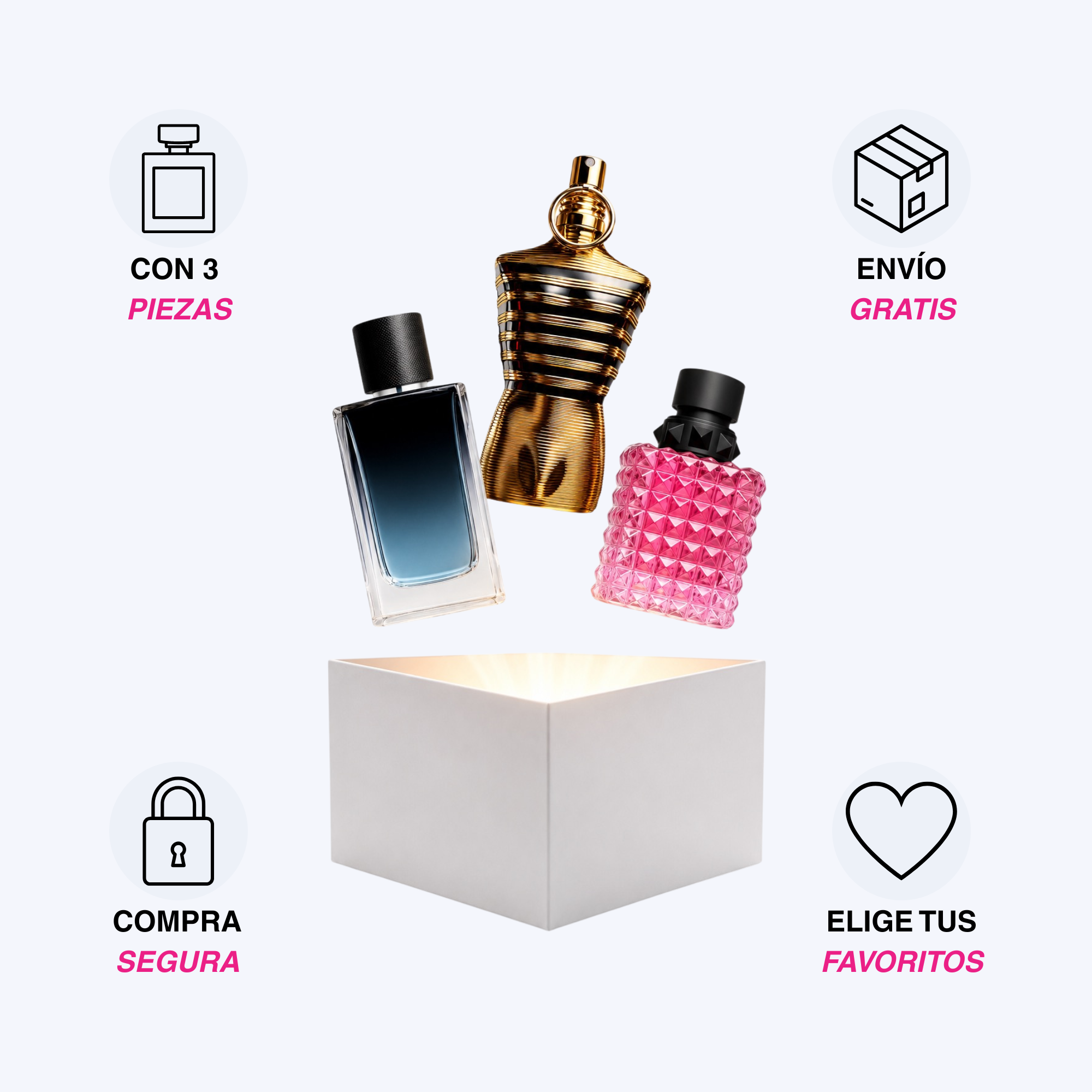 Pack de 3 perfumes!